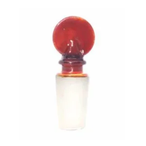 Stopper Amber Solid Penny Head-Long Neck Flasks