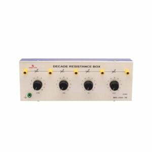 Resistance Box, Decade Pattern (Four Dials)