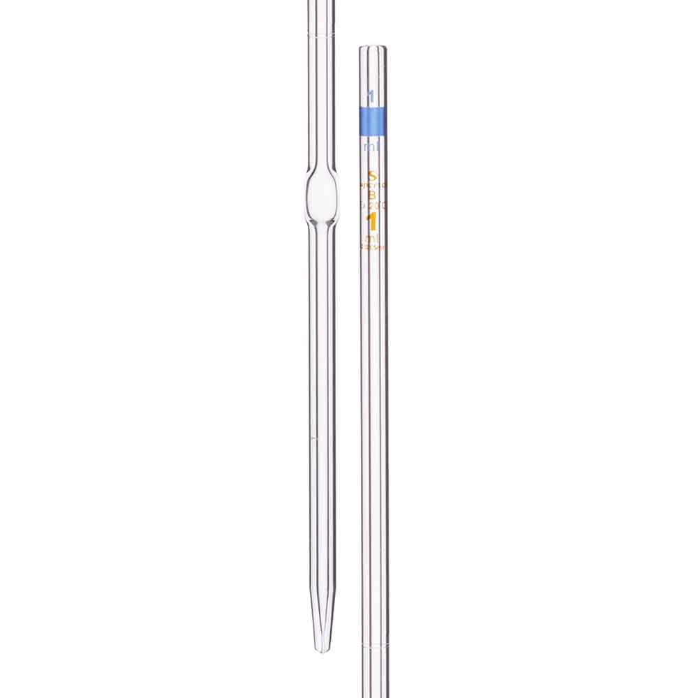 One-mark volumetric pipette with safety bulb, 25 ml • Brouwland