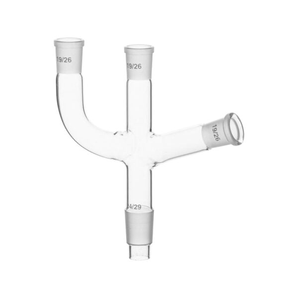 Multiple Adapter with Three Necks Two Parallel & One at 45°