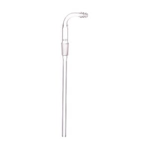 Adapter Cone with Stem to Flexible Tubing Right Angle Connection