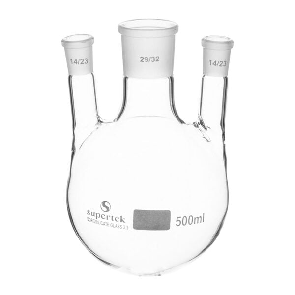 Flask Round Bottom Three Necks Parallel