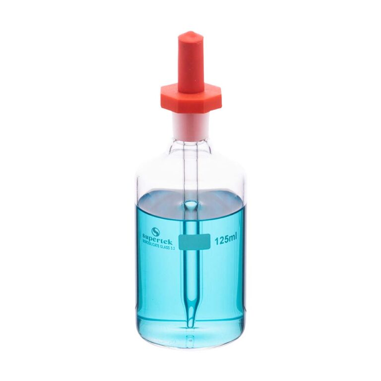 Bottle, Dropping Bottles with Rubber Teat, PP Stopper & Glass Dropper