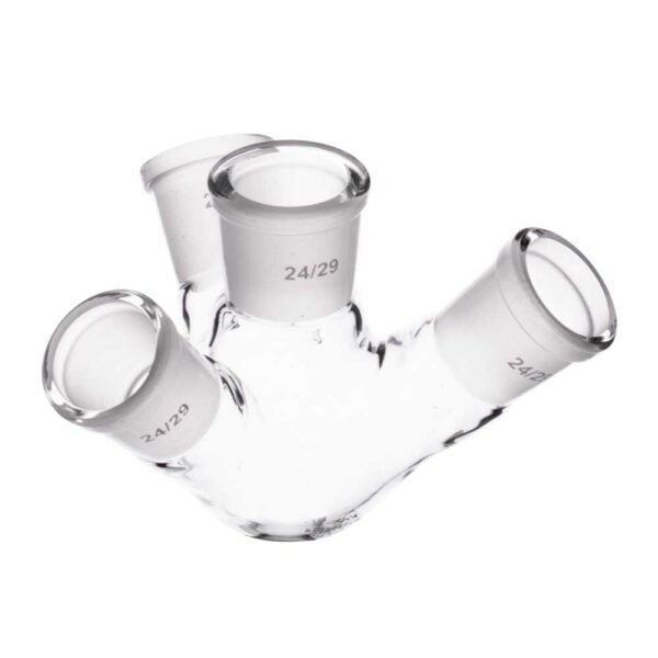 Flask Round Bottom Four Necks (at an Angle)