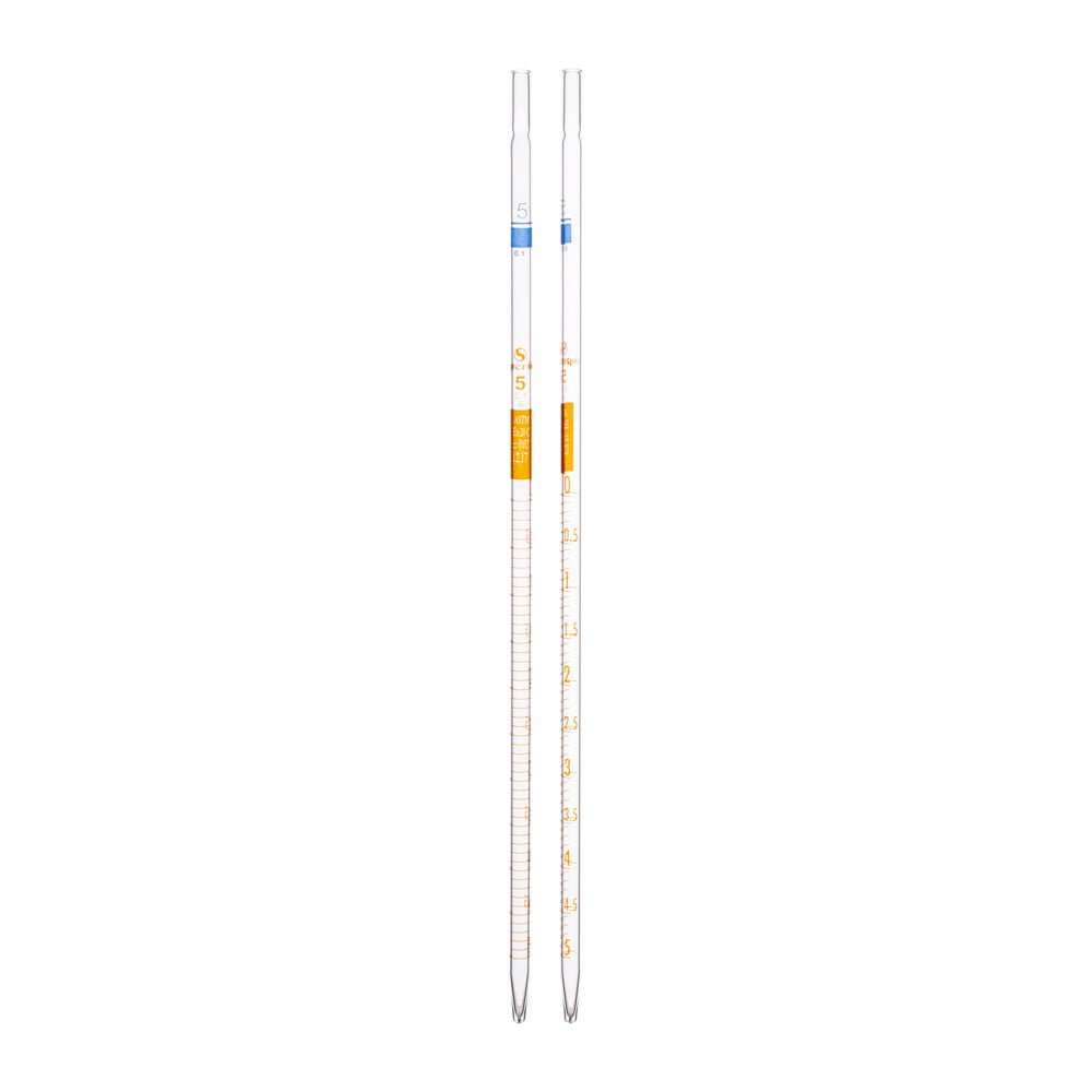 thumbnail interactive-video image 1 of Borosilicate Mohr Measuring Pipette - 25mL X 0.1 Precision Lab Pipette For Laboratories 1 of 4