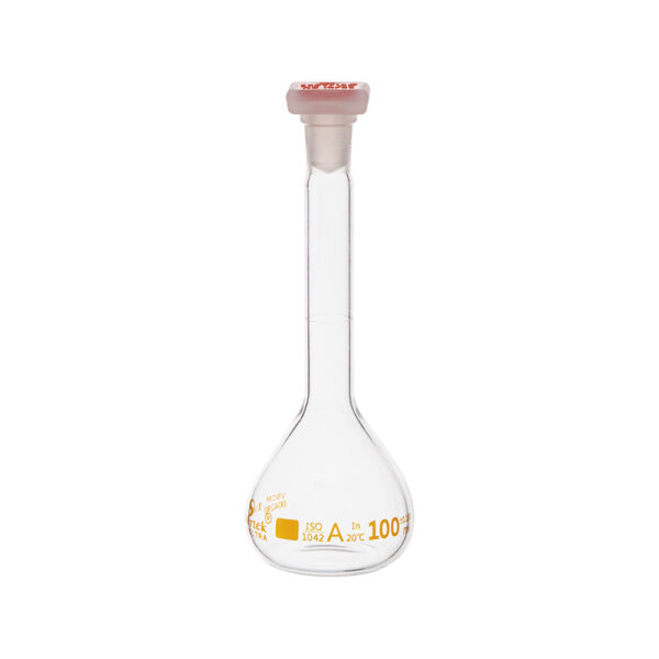 “Supertek Ultra” Volumetric Flask,PP Stopper, Class A Conformity with DIN ISO 1042 standard