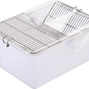 Animal Cage Polypropylene with S.S. Grill & Water Bottle