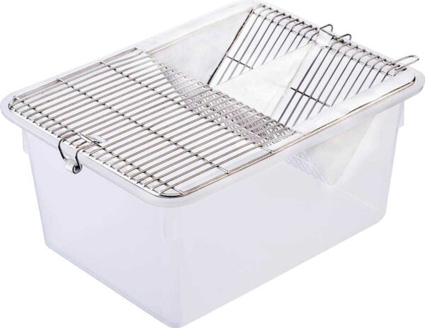 Animal Cage Polypropylene with S.S. Grill & Water Bottle
