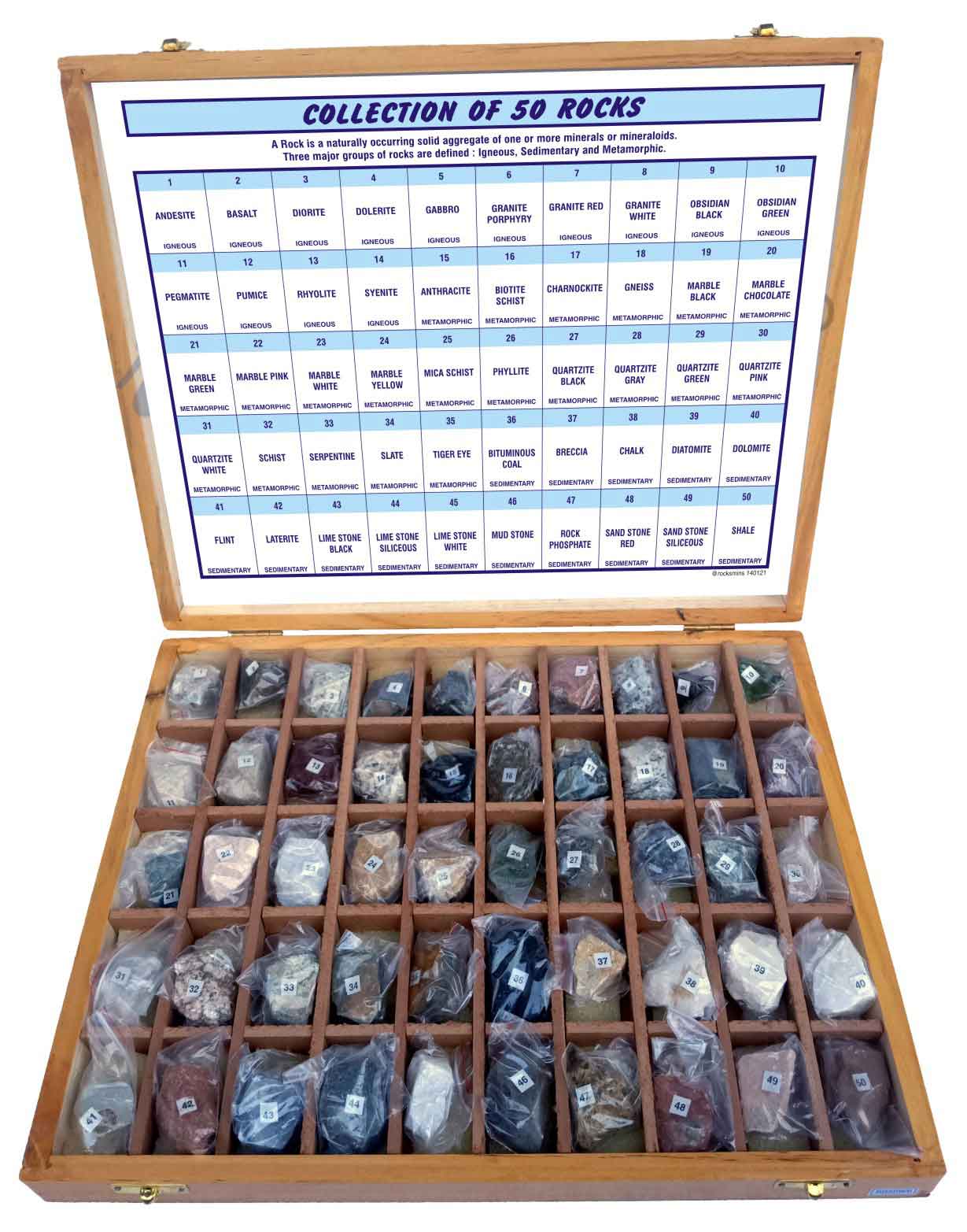 ROCKS COLLECTION (SET OF 50 ROCKS)