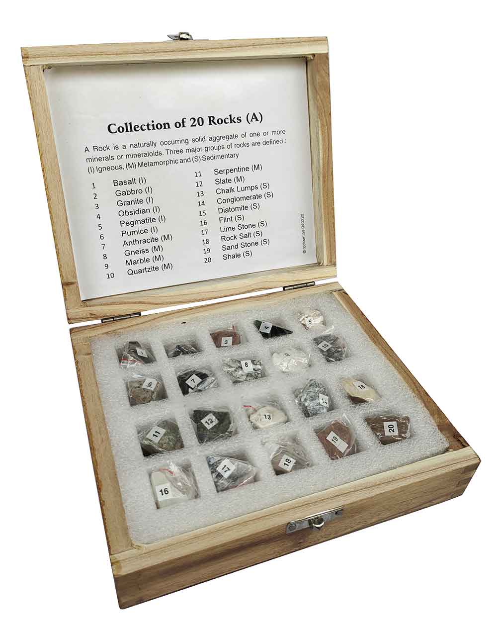 ROCK COLLECTION (SET OF 20 ROCKS)