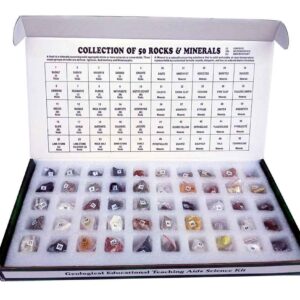 ROCKS AND MINERALS COLLECTION (SET OF 50)