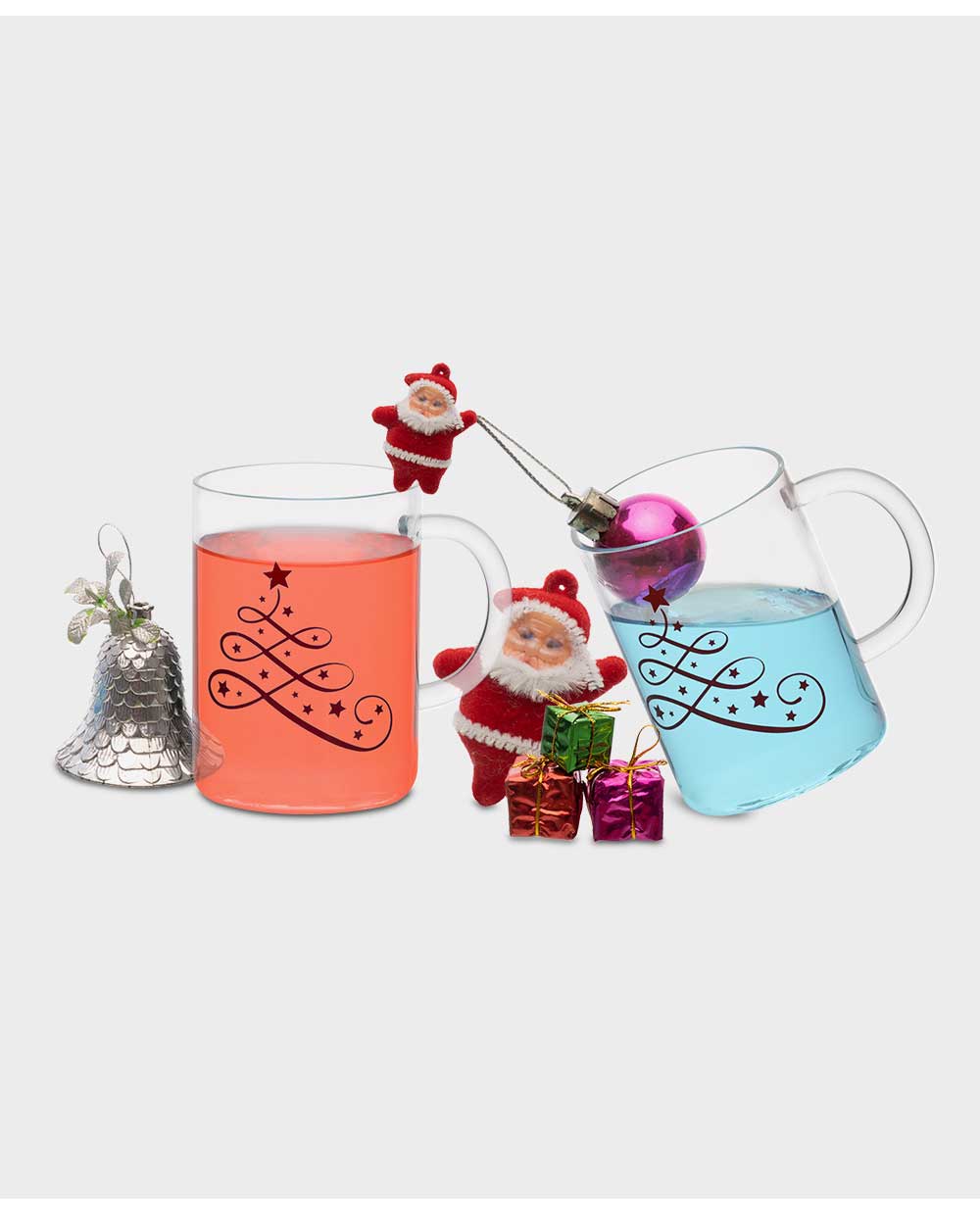 Glass Mug 250ml Set of 2