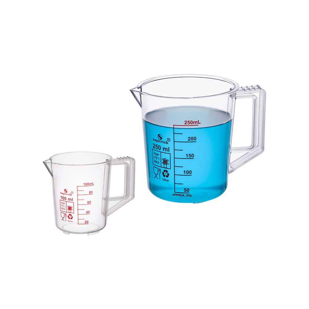 Beaker With Handle Printed (Measuring Jugs),Polymethylpentene